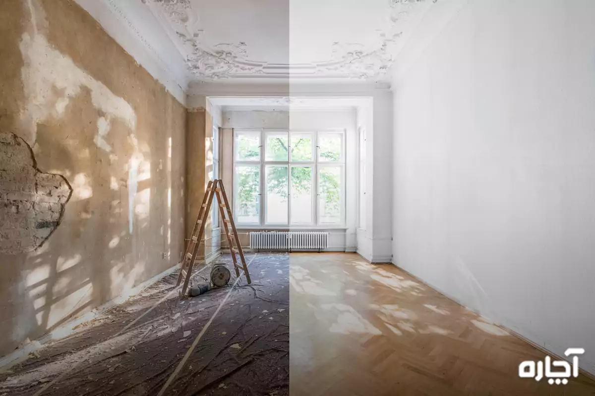 Reconstruction of wall of house