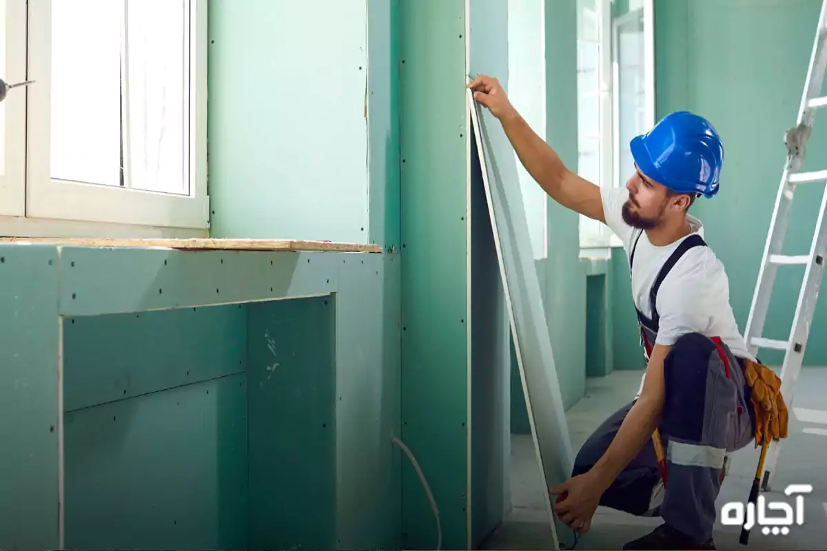 Reconstruction of wall of house
