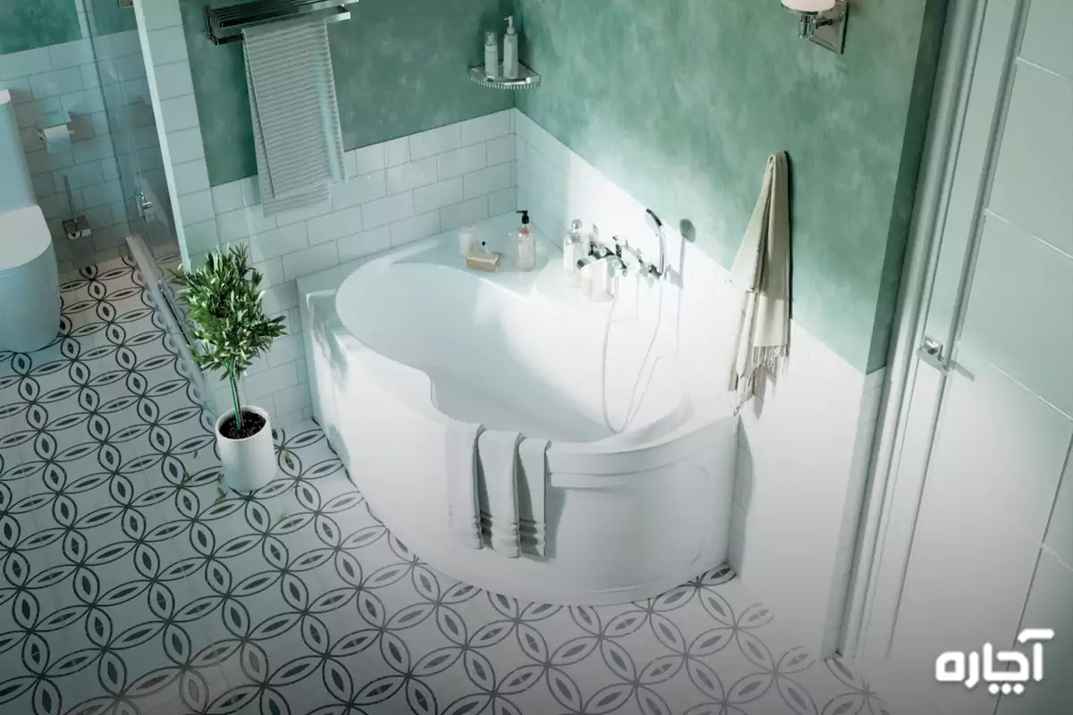 ابعاد سرامیک کف حمام