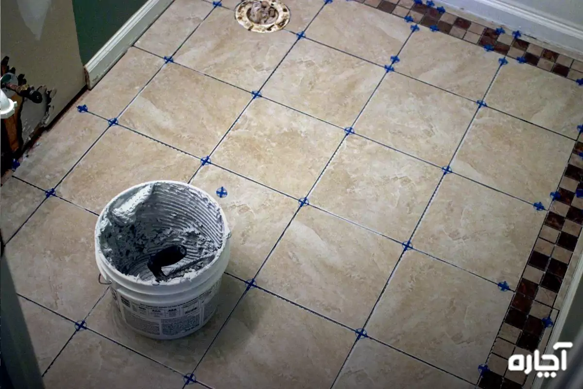 ابعاد سرامیک کف سرویس بهداشتی و هزینه نصب