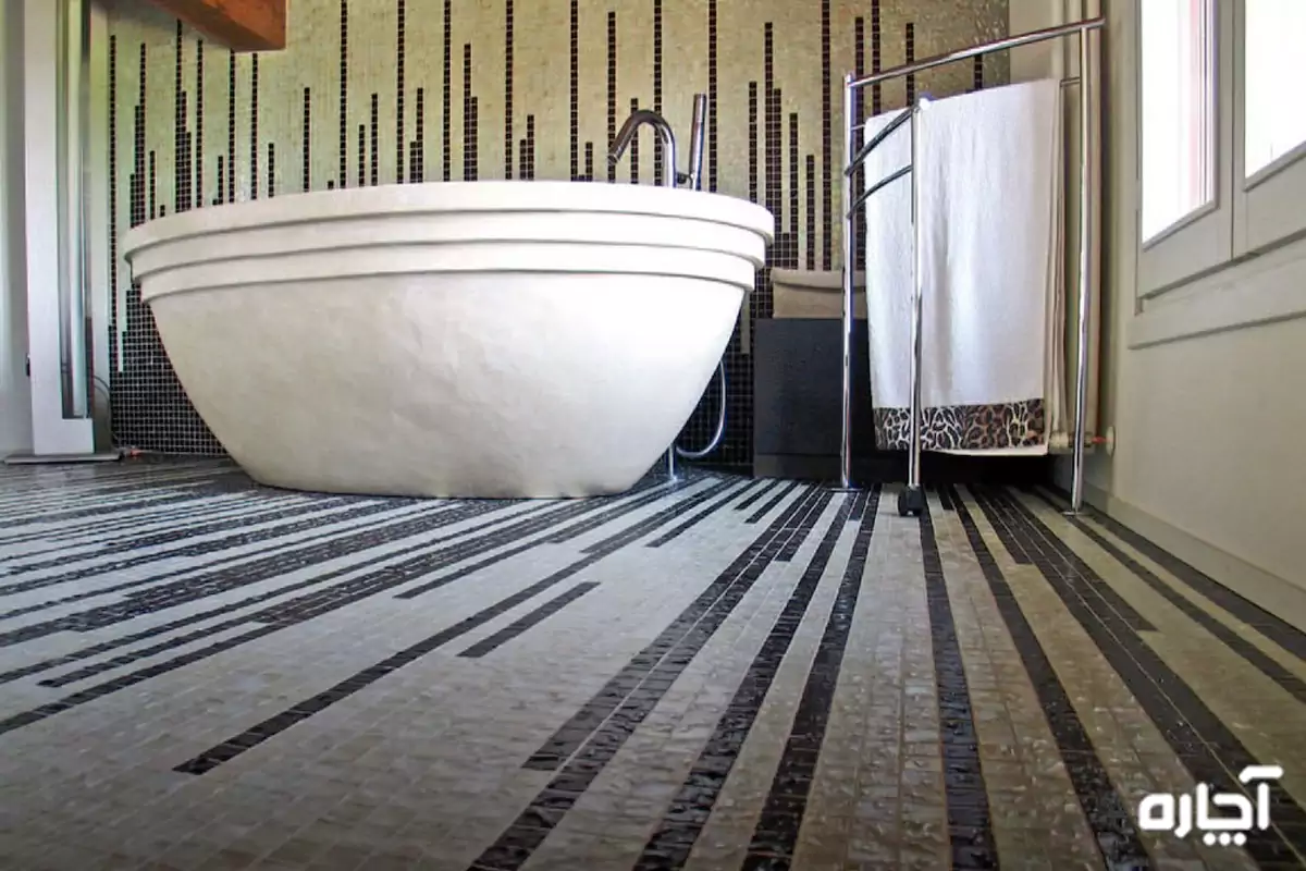 ابعاد سرامیک کف حمام