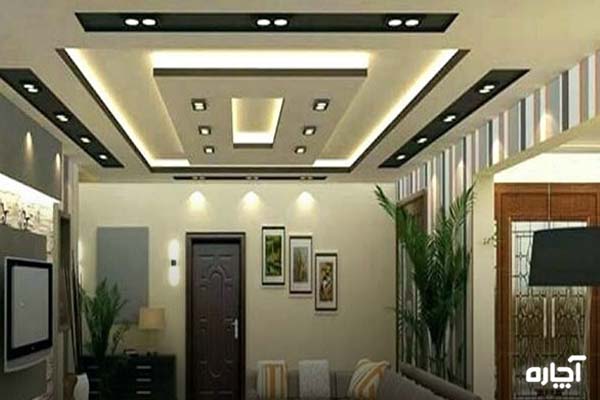 نورپردازی سقف با هالوژن با انواع مدل هالوژن سقفی