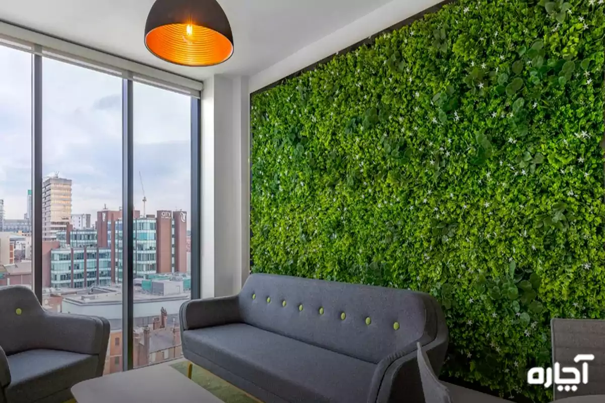 مراحل طراحی گرین وال یا فضای سبز